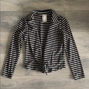 Sweatshirt material blazer